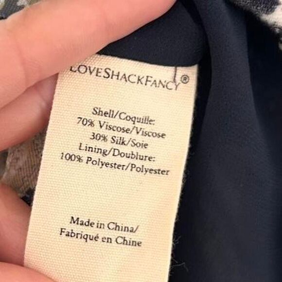 LoveShackFancy Zietta One-Shoulder Floral Mini Dress – Romantic Coquette Dream 0 - Picture 8 of 8